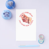 Vers lamsvlees flyer (Enkel)