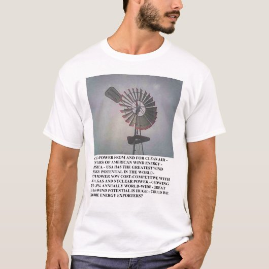 Vers land Air - Wind Energy T-shirt 1 (Voorkant)