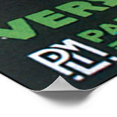 Vers Le Mont. Blanc Poster (Hoek)