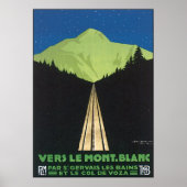 Vers Le Mont. Blanc Poster (Voorkant)