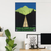 Vers Le Mont. Blanc Poster (Thuiskantoor)