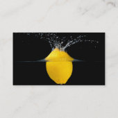 Vers Lemon in water Visitekaartje (Achterkant)