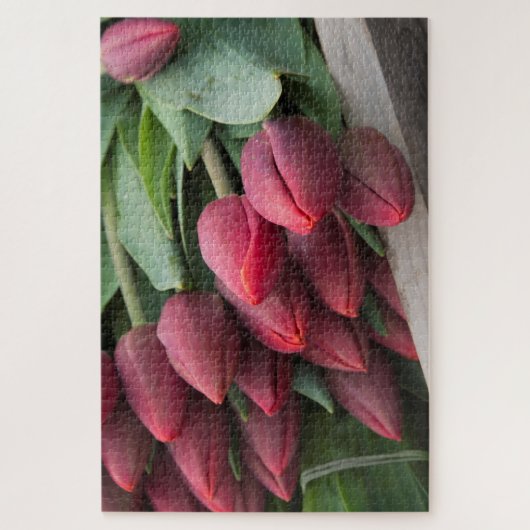 Vers lenteertulpen legpuzzel (Verticaal)