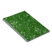 Vers marmeren notitieboek in fris groen (Rechterzijde)