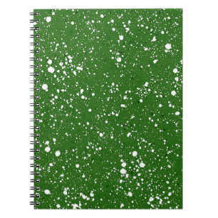 Vers marmeren notitieboek in fris groen