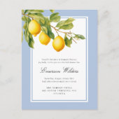 Vers mediterraan citroen Vrijgezellenfeest Briefkaart (Voorkant)