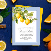 Vers mediterraan citroen Vrijgezellenfeest Kaart