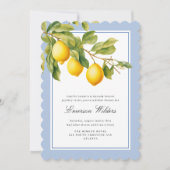 Vers mediterraan citroen Vrijgezellenfeest Kaart (Voorkant)