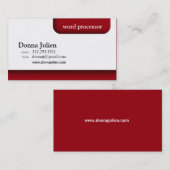 Vers Modern tabblad ALLE DOELSTELLINGEN Visitekaartje (Voorkant / Achterkant)