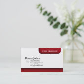 Vers Modern tabblad ALLE DOELSTELLINGEN Visitekaartje (Staand voorkant)