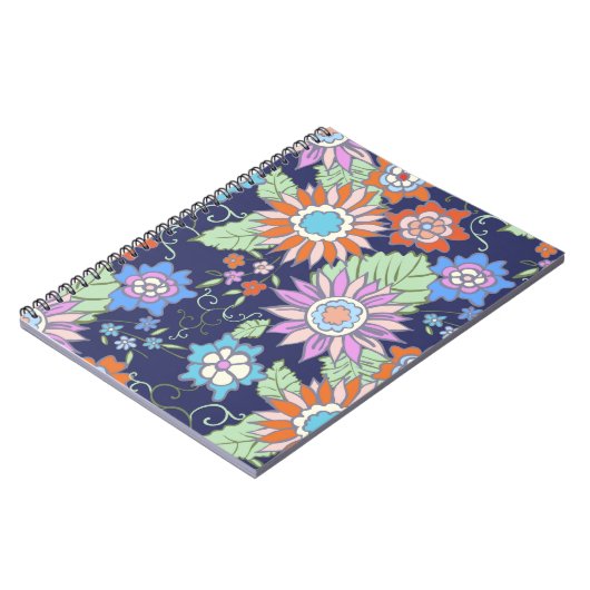 Vers naadloos achtergrondpatroon - zomer notitieboek (Linkerzijde)