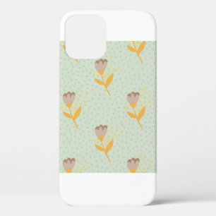 Vers naadloos vouwbloemdoedelpatroon. Handje d Case-Mate iPhone Case
