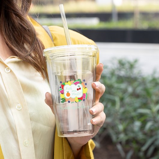 Vers Op De Markt Bruidsmeisjesfeestje Acryl Drinkbeker