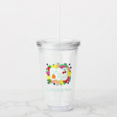 Vers Op De Markt Bruidsmeisjesfeestje Acryl Drinkbeker (Voorkant)