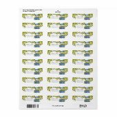 Vers Op De Markt Citroen Citroen Bruiloftsborrel Etiket (Full Sheet)