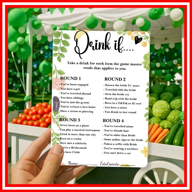 Vers Op De Markt Drink Als Bruiloftsspel (Creator heeft geüpload)