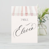 Vers Op de Markt Tafel Nummer Elf Kaart (Staand voorkant)