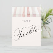 Vers Op de Markt Tafel Nummer Twaalf Kaart (Staand voorkant)