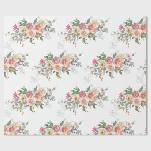 Vers papier voor het verpakken van bloemen (Vlak)