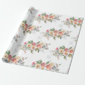 Vers papier voor het verpakken van bloemen (Uitgerold)