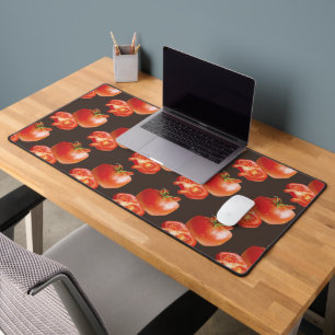 Vers patroon van verse tomaten: sappige rode keuke bureaumat
