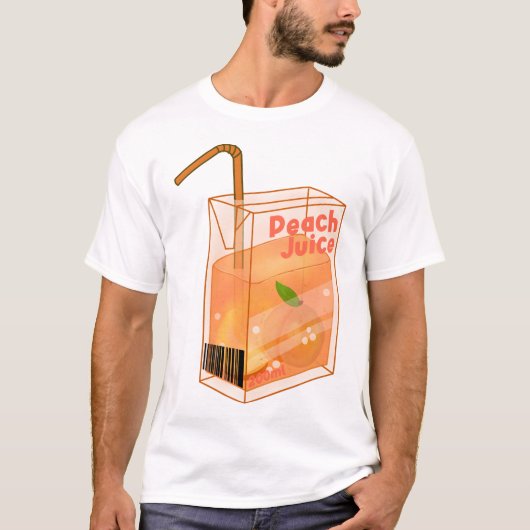 vers perziksap t-shirt (Voorkant)