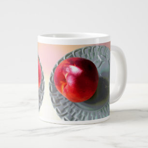 vers perzout in zonlicht grote koffiekop