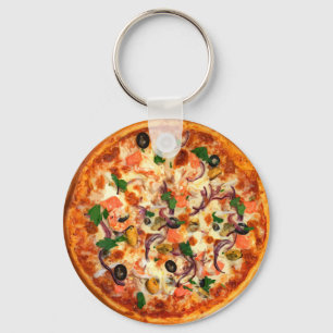 Vers Pizza Theme Sleutelhanger