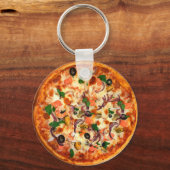 Vers Pizza Theme Sleutelhanger (Voorkant)