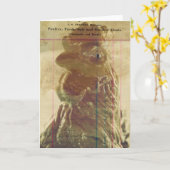 Vers pluimvee kaart (Gele Bloem)