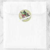 vers poeder ronde sticker (Tas)
