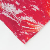 Vers rauw rundvlees steak gemarmerde vleestextuur  fleece deken (Hoek)