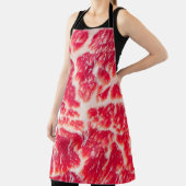 Vers rauw rundvlees steak gemarmerde vleestextuur schort (Insitu)