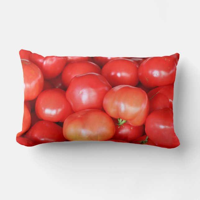 Vers Red Juicy Tomaten Kussen (Voorkant)