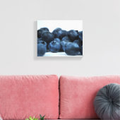 Vers rijpe blauwbessen canvas afdruk (Insitu (Woonkamer))