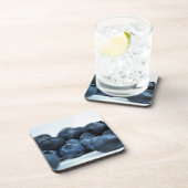 Vers rijpe blauwbessen drankjes onderzetter (Rechterzijde)