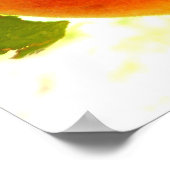 vers rijpe perzik poster (Hoek)