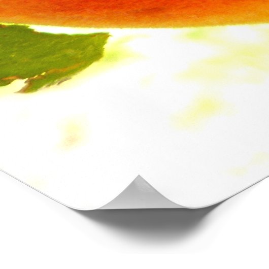 vers rijpe perzik poster (Hoek)