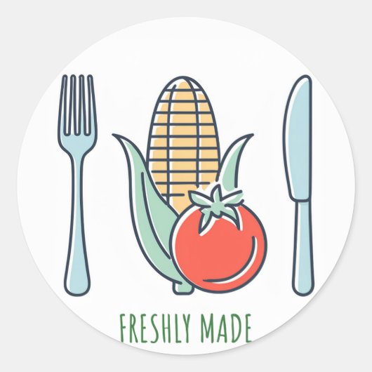 vers ronde sticker (Voorkant)