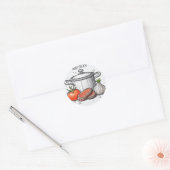 vers ronde sticker (Envelop)