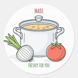 vers ronde sticker