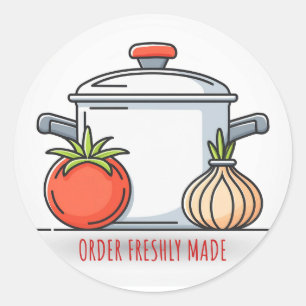 vers ronde sticker