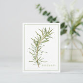 VERS ROZEMARIJN BRIEFKAART (Staand voorkant)