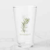 VERS ROZEMARIJN Drink glas (Achterkant)