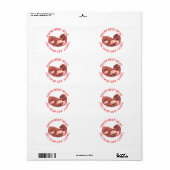Vers rundvlees etiket (Full Sheet)