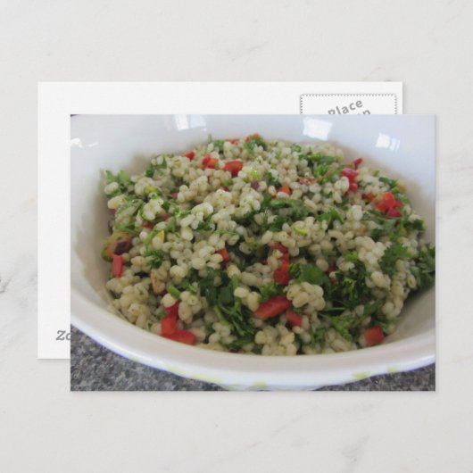 Vers salad briefkaart (Voorkant / Achterkant)