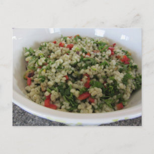 Vers salad briefkaart