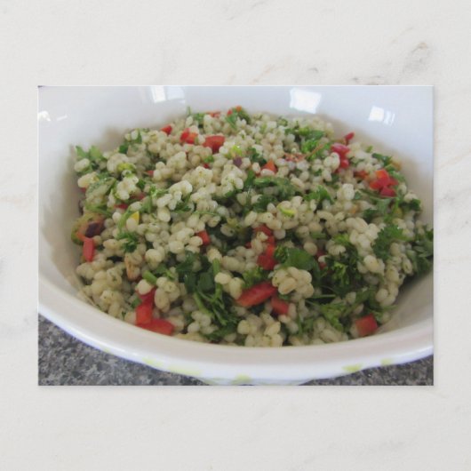 Vers salad briefkaart (Voorkant)