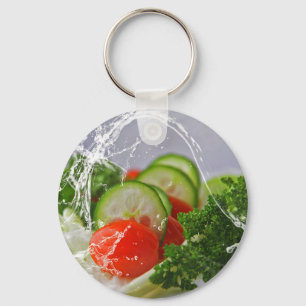 Vers salad Cucumber Tomato Sleutelhanger