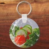 Vers salad Cucumber Tomato Sleutelhanger (Voorkant)